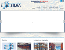 Tablet Screenshot of estanteriassilva.com